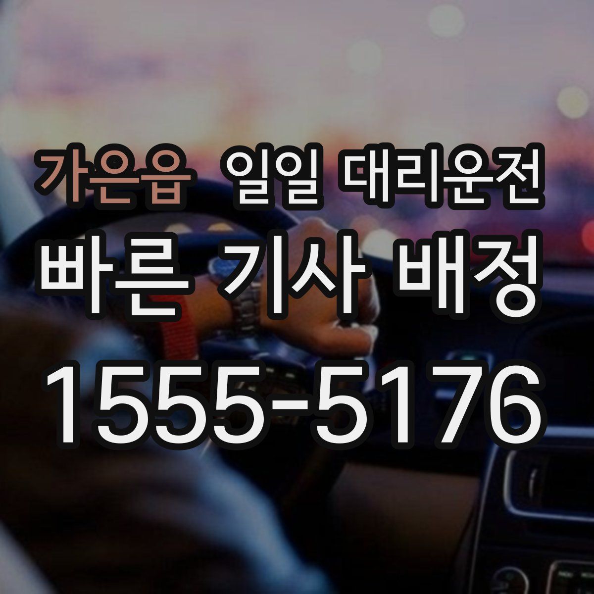 가은읍 일일 대리운전