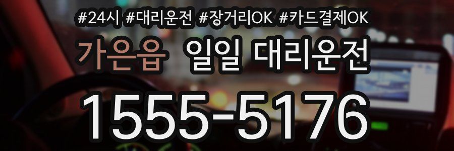 가은읍 일일 대리운전