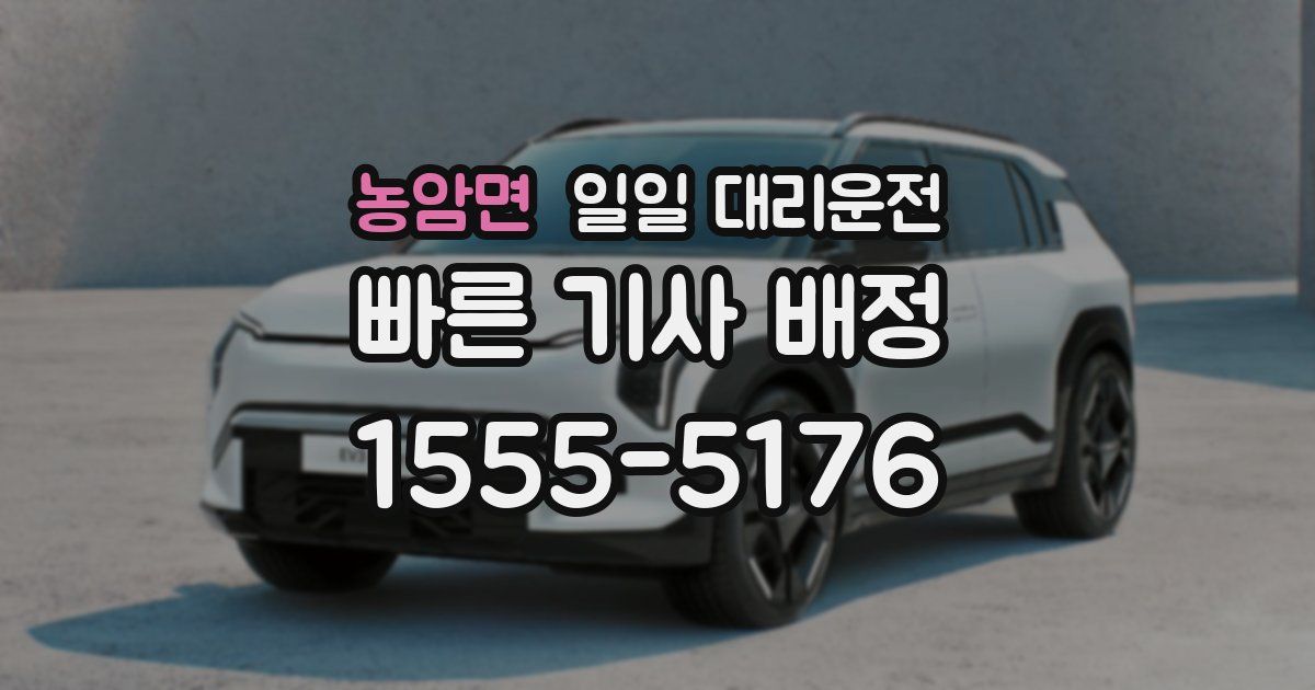농암면 일일 대리운전