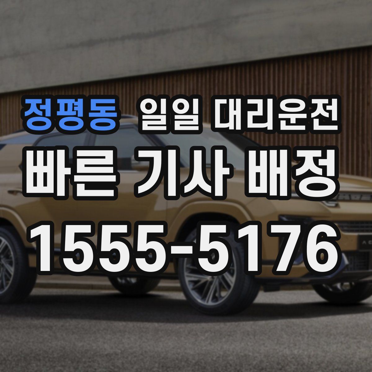 정평동 일일 대리운전