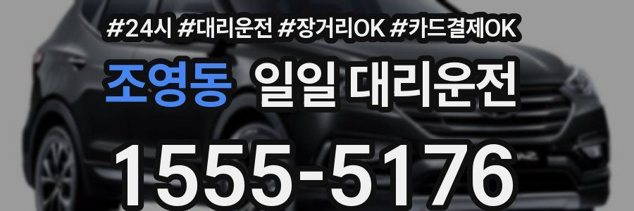 조영동 일일 대리운전