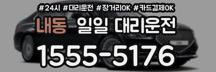 내동 일일 대리운전
