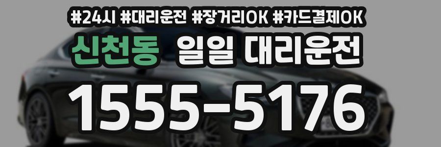 신천동 일일 대리운전