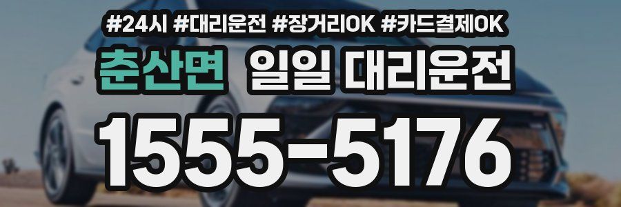 춘산면 일일 대리운전