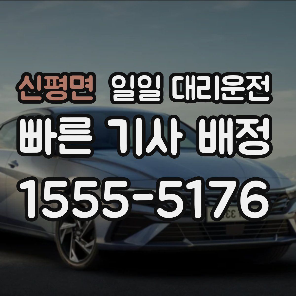 신평면 일일 대리운전