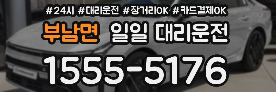 부남면 일일 대리운전