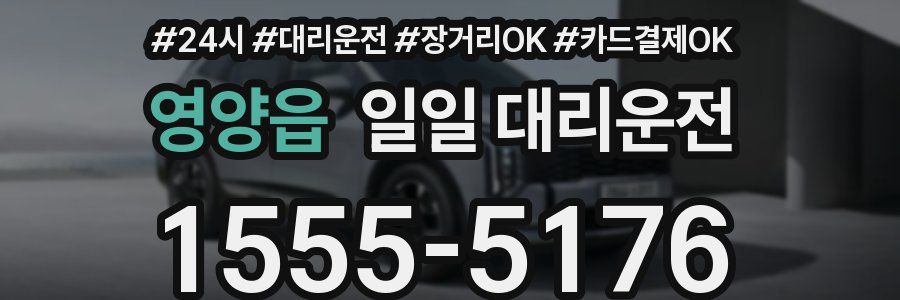 영양읍 일일 대리운전