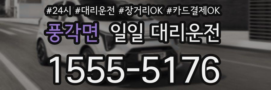 풍각면 일일 대리운전