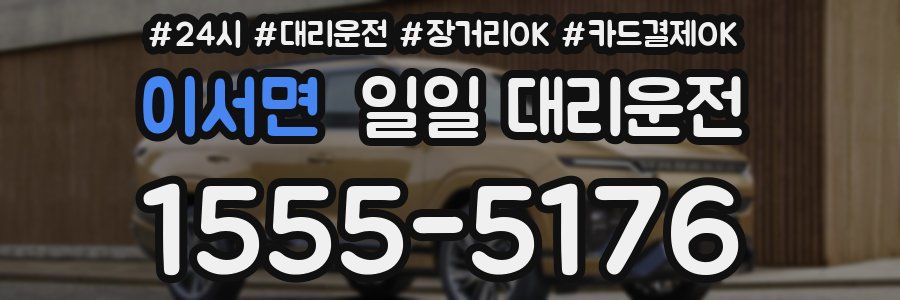 이서면 일일 대리운전