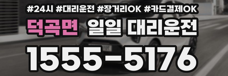 덕곡면 일일 대리운전