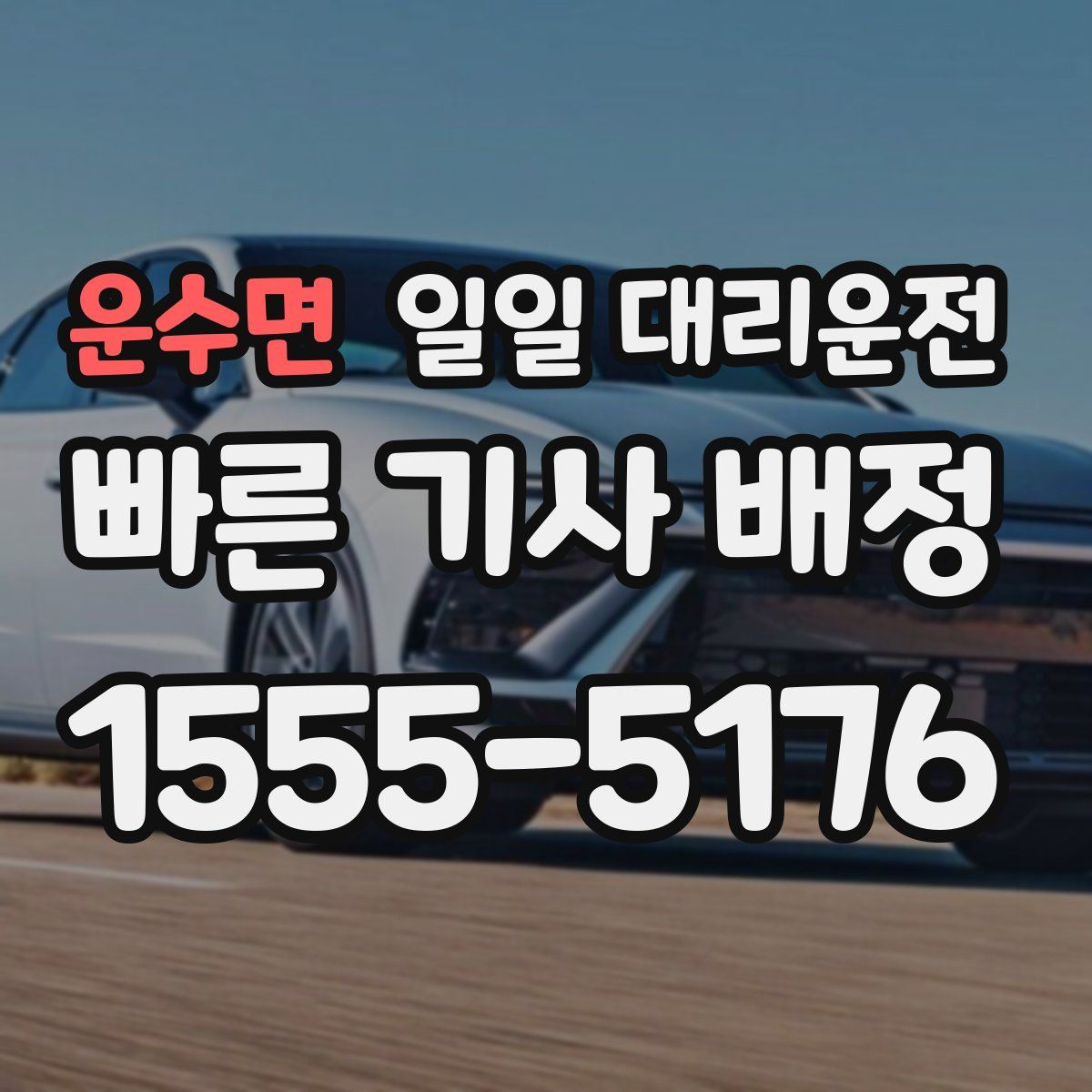 운수면 일일 대리운전