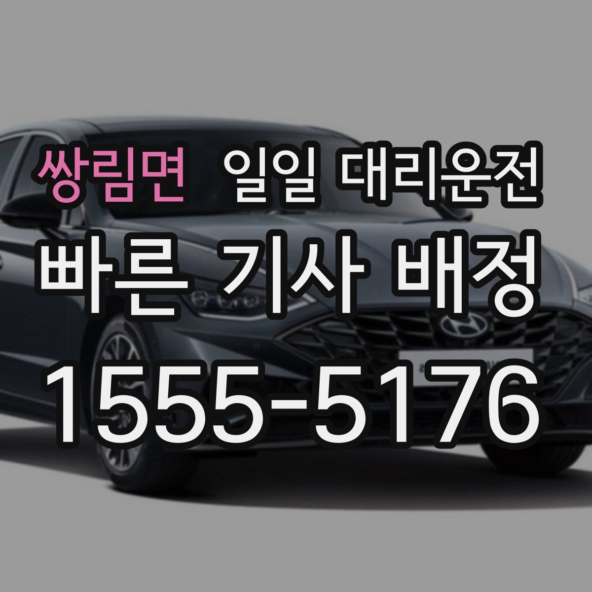 쌍림면 일일 대리운전