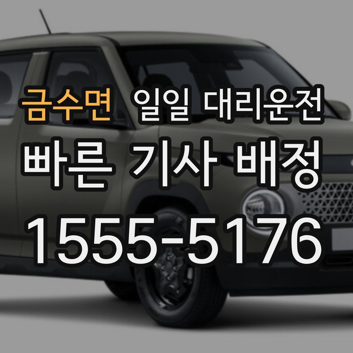 금수면 일일 대리운전