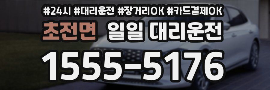 초전면 일일 대리운전