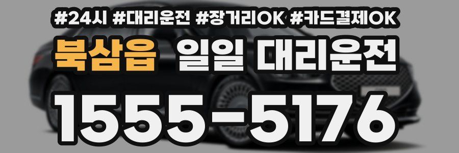 북삼읍 일일 대리운전