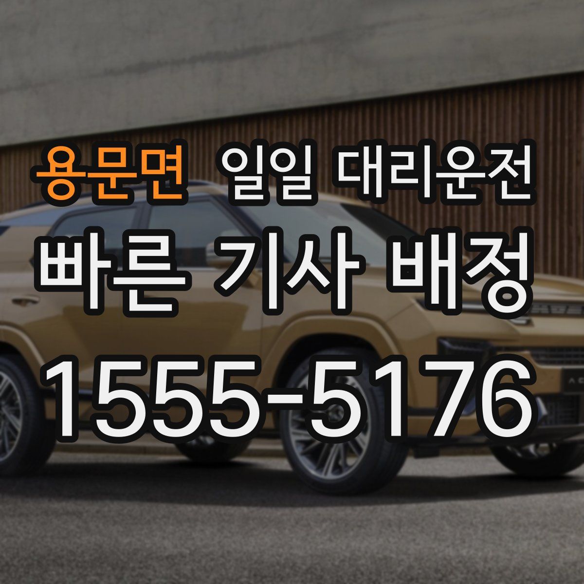 용문면 일일 대리운전