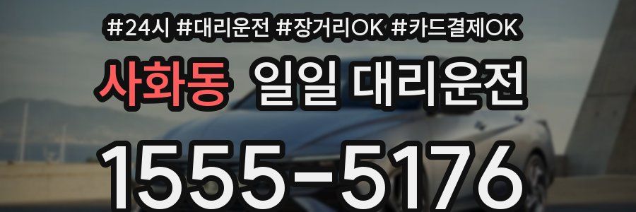 사화동 일일 대리운전