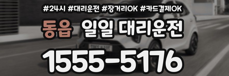 동읍 일일 대리운전