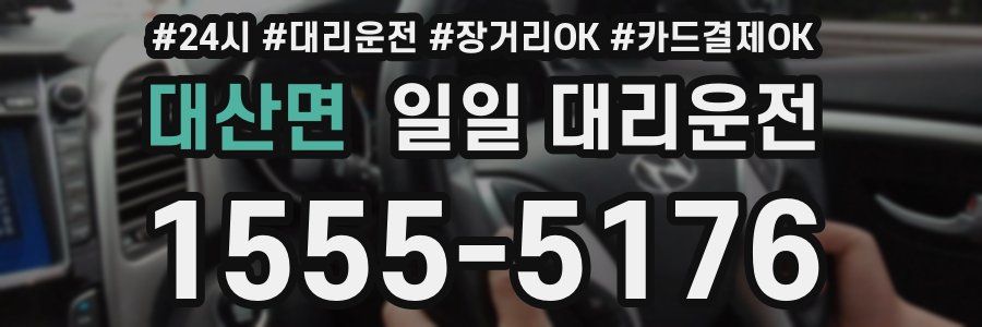 대산면 일일 대리운전