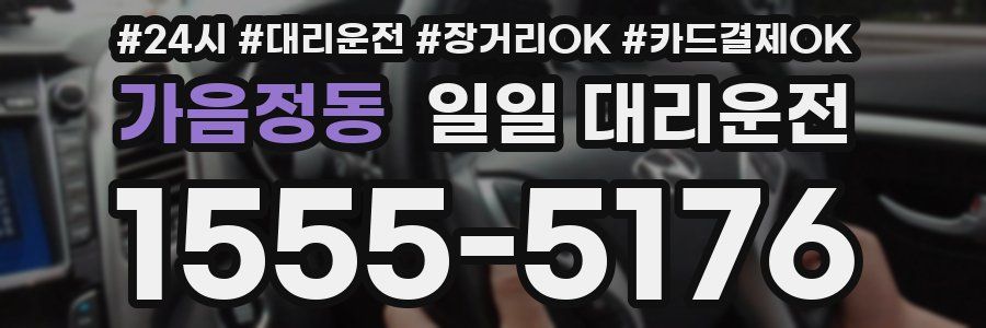 가음정동 일일 대리운전