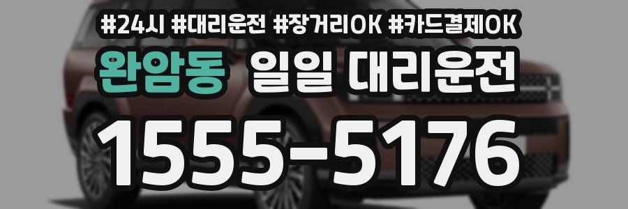완암동 일일 대리운전
