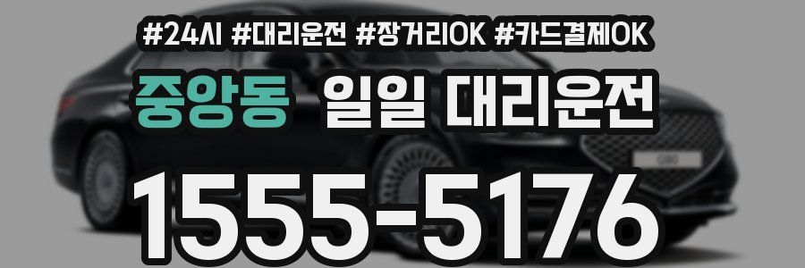 중앙동 일일 대리운전