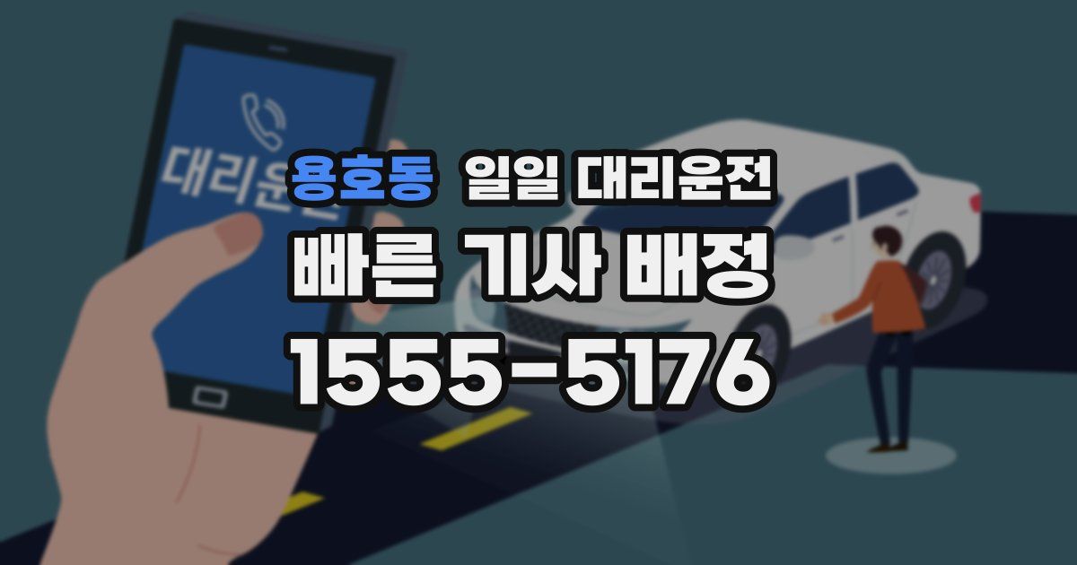 용호동 일일 대리운전