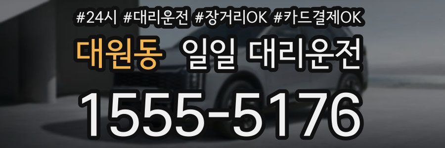 대원동 일일 대리운전
