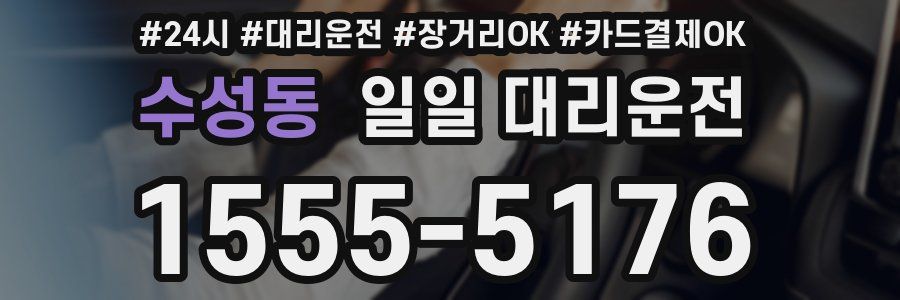 수성동 일일 대리운전