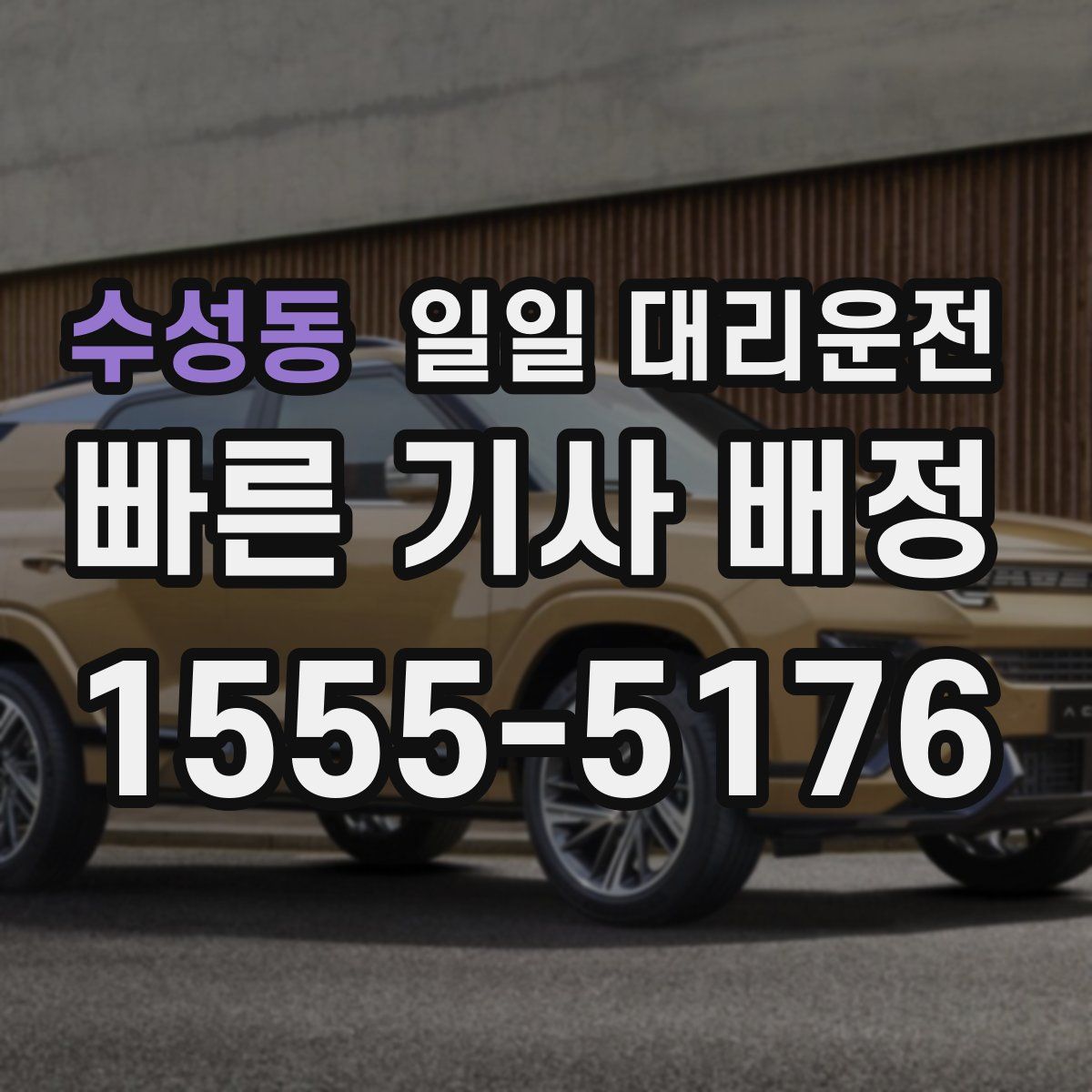 수성동 일일 대리운전