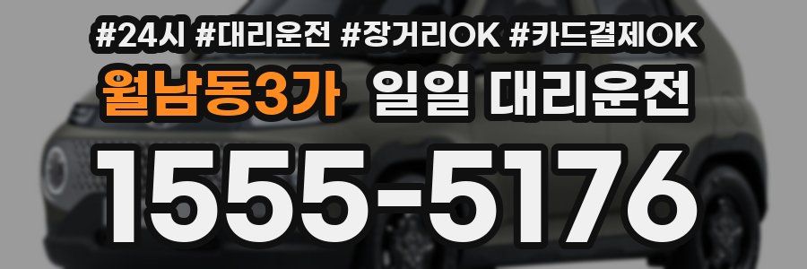 월남동3가 일일 대리운전