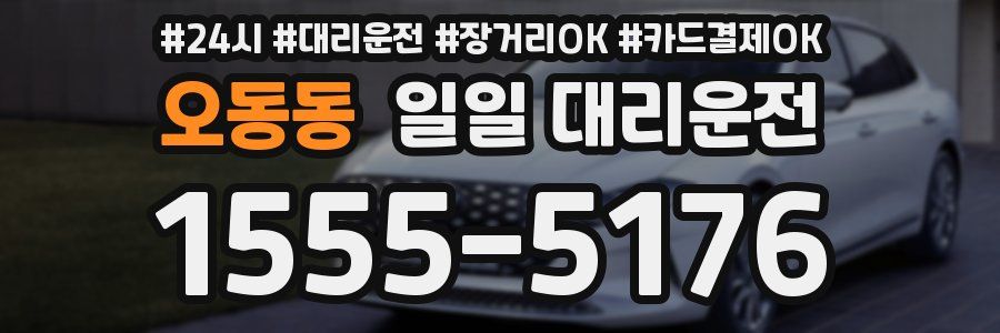 오동동 일일 대리운전