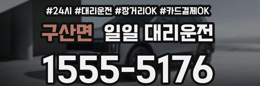 구산면 일일 대리운전