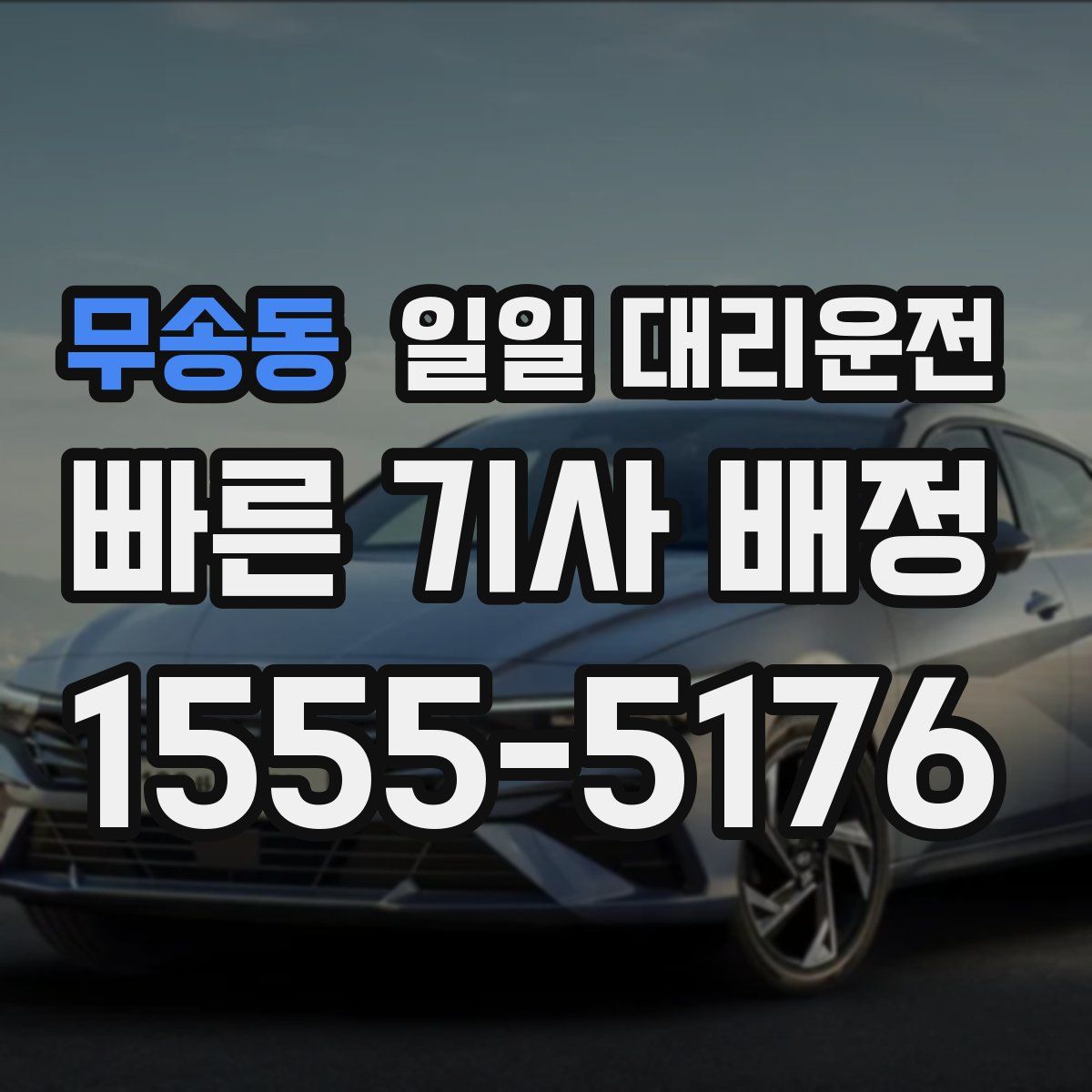 무송동 일일 대리운전