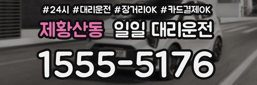 제황산동 일일 대리운전