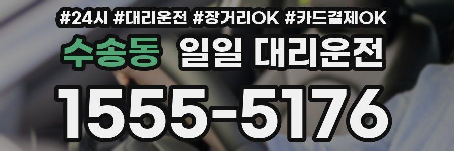 수송동 일일 대리운전
