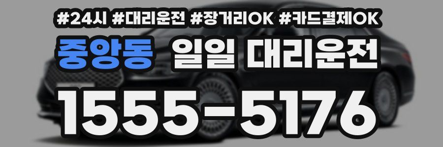 중앙동 일일 대리운전