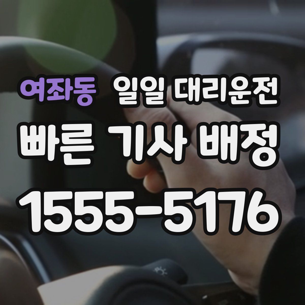 여좌동 일일 대리운전