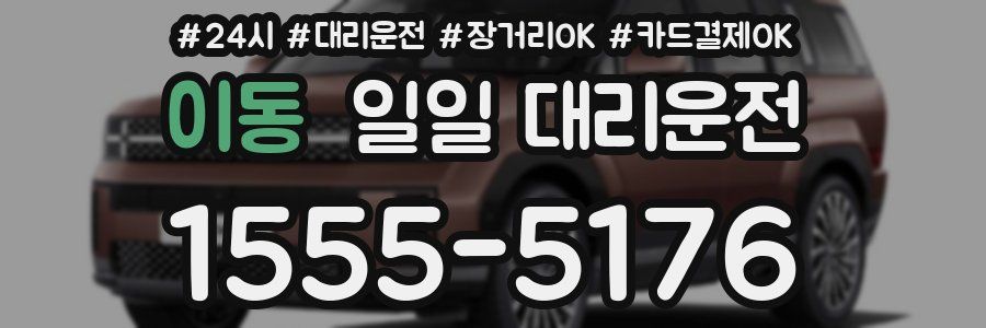 이동 일일 대리운전