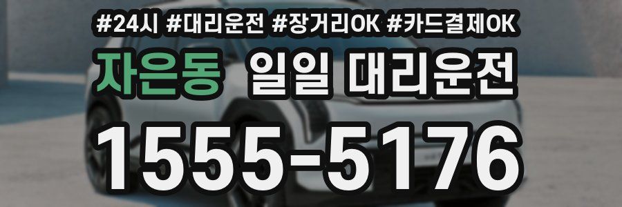 자은동 일일 대리운전