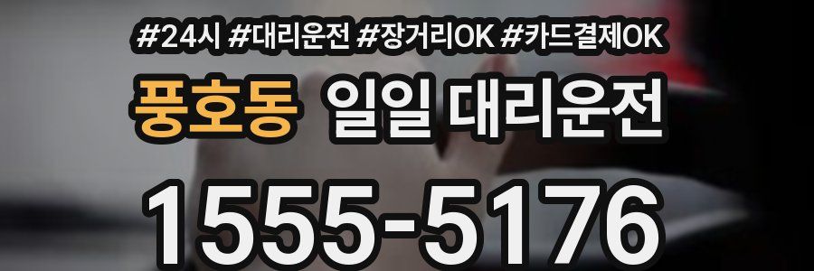 풍호동 일일 대리운전
