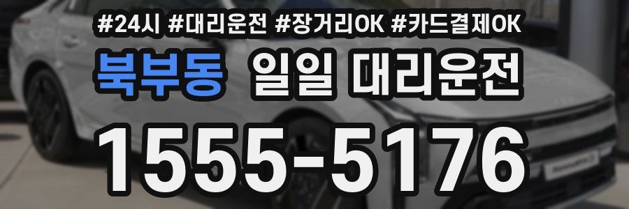 북부동 일일 대리운전