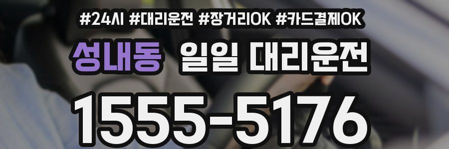 성내동 일일 대리운전