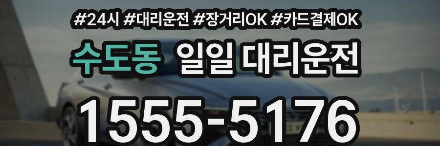 수도동 일일 대리운전