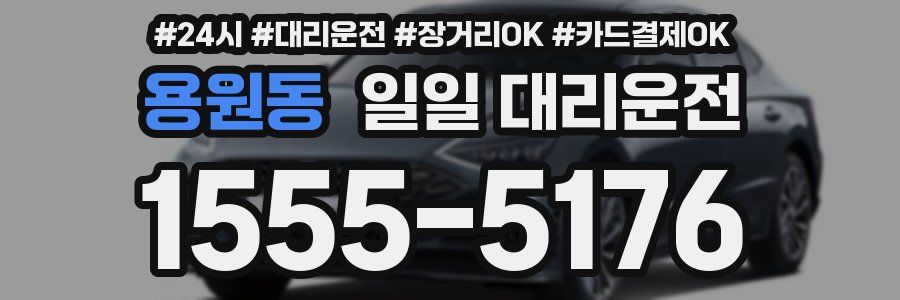 용원동 일일 대리운전