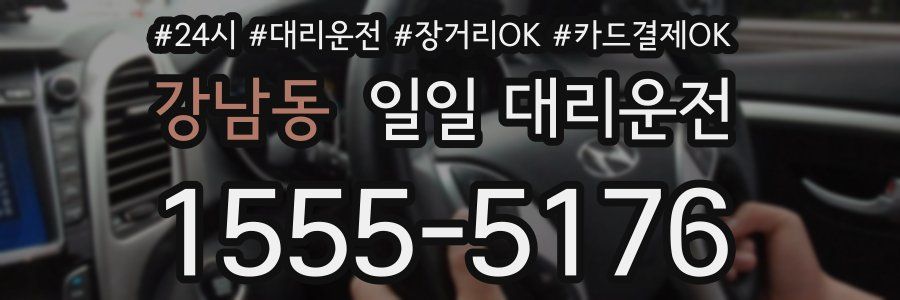 강남동 일일 대리운전