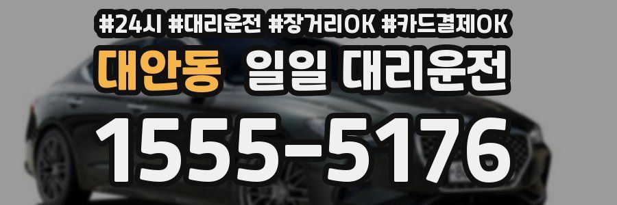 대안동 일일 대리운전