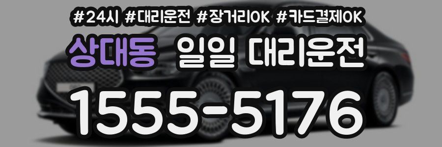 상대동 일일 대리운전