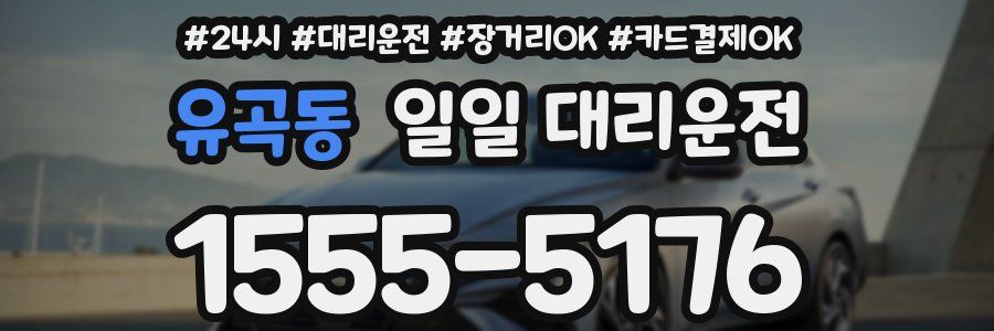 유곡동 일일 대리운전