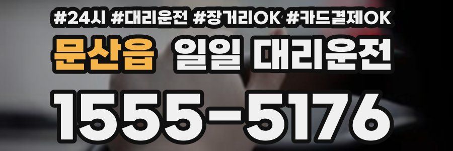 문산읍 일일 대리운전